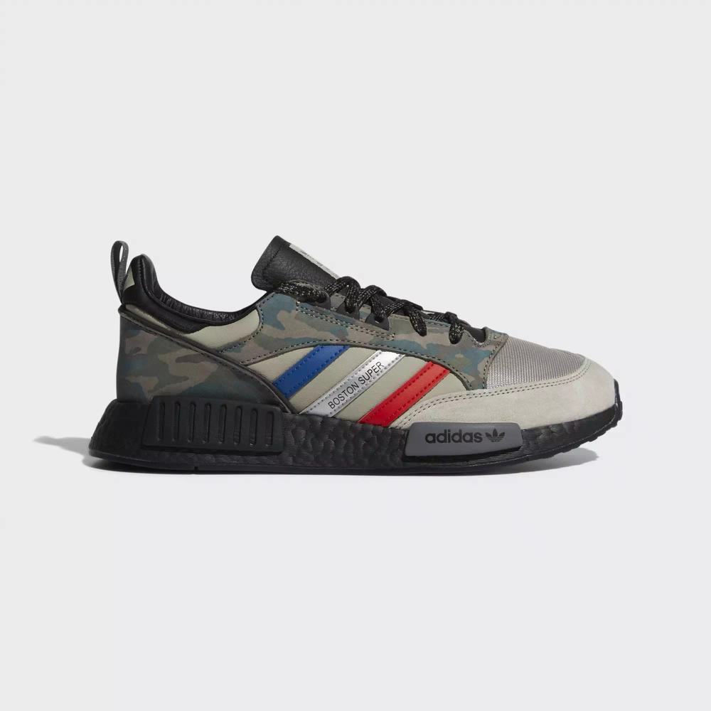Adidas Boston SuperxR1 Tenis Negros Para Hombre (MX-67999)